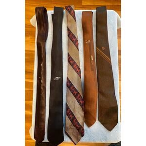 Lot of 5 Vintage Ties